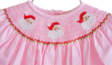 Load image into Gallery viewer, Santa Smocked Helen Dress
