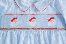 Load image into Gallery viewer, Santa Smocked Henry Bubble
