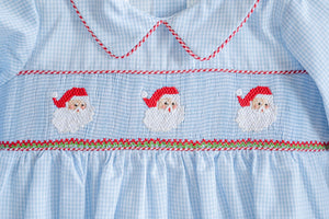 Santa Smocked Henry Bubble