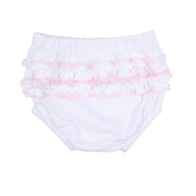 Load image into Gallery viewer, Baby Joy Crochet Trim Diaper Set
