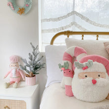 Load image into Gallery viewer, Pink Santa Accent Decor
