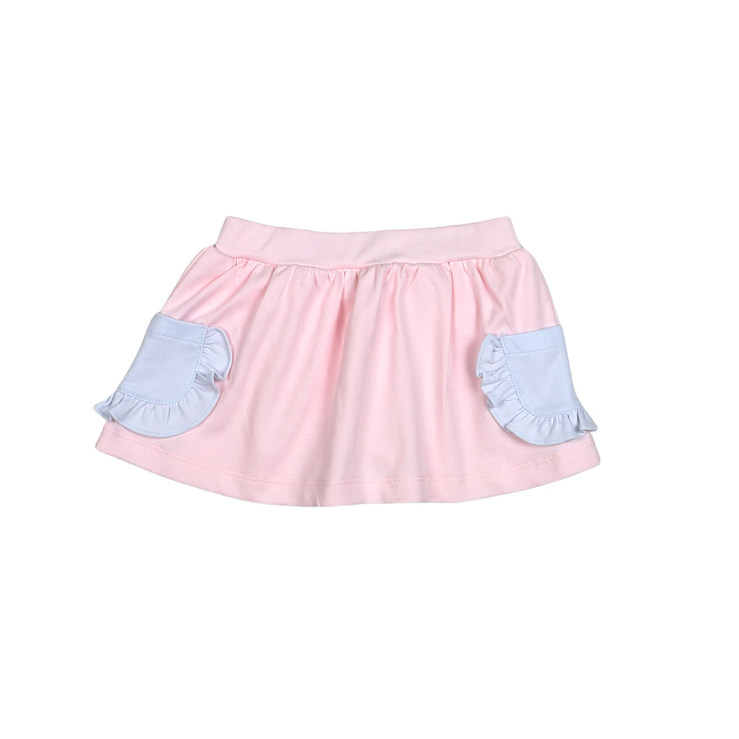 Pima Ruffle Pocket Skort