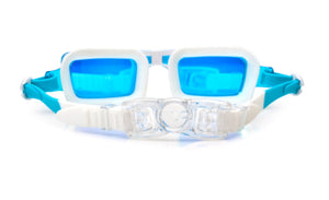 Retro Goggles - White/Blue