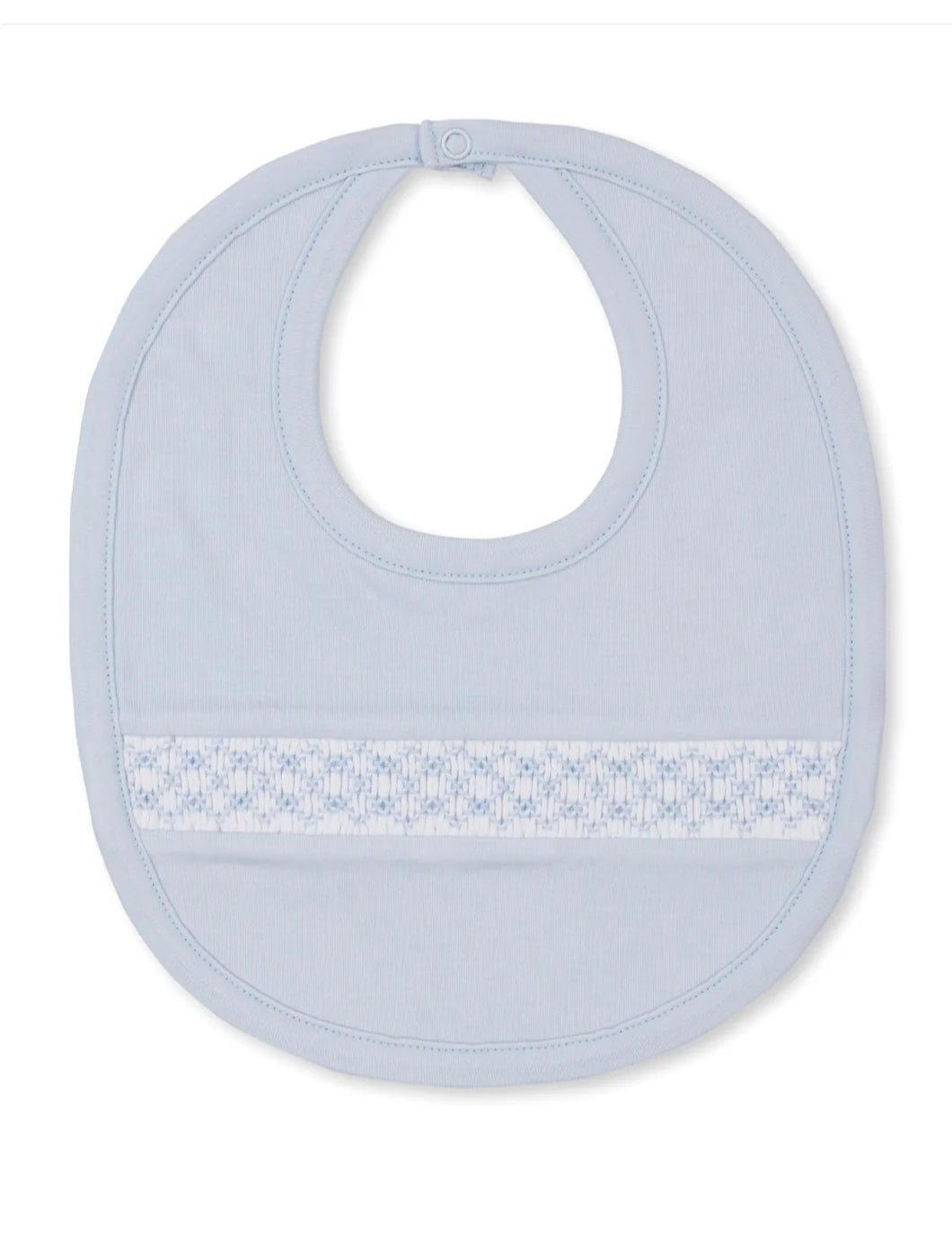 Blue Hand-Smocked CLB Bib