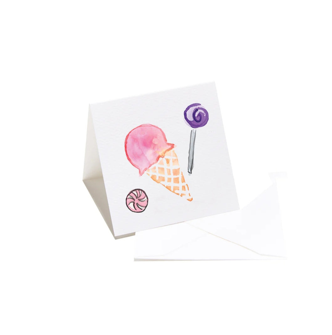 Ice Cream & Candy Enclosure Card