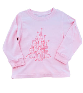 L/S Light Pink Castle T-Shirt