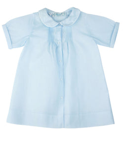 Boys Blue Emb Collar Folded Daygown