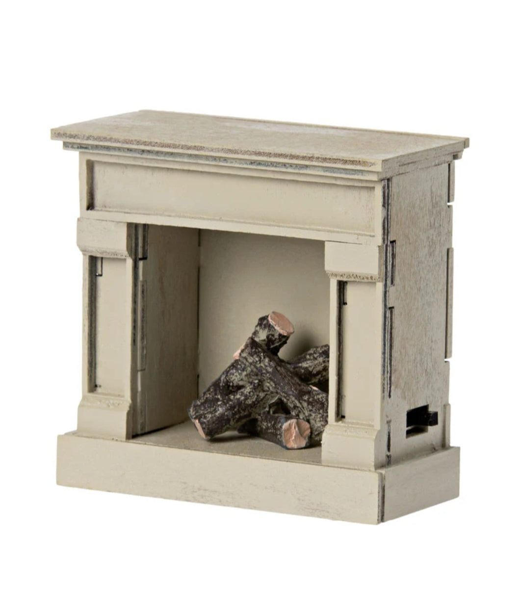 Fireplace, Miniature - Off-White