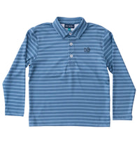 Load image into Gallery viewer, Striped Long Sleeve Pro Performance Polo
