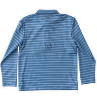 Load image into Gallery viewer, Striped Long Sleeve Pro Performance Polo
