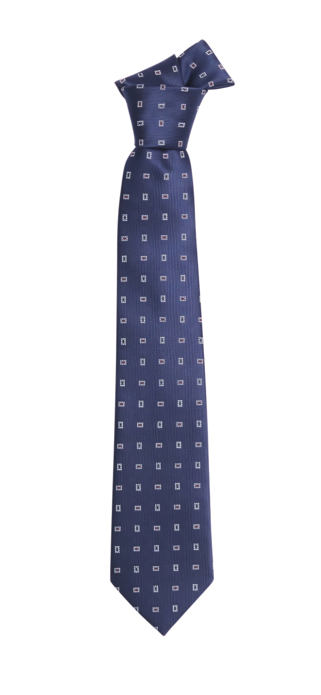 Navy Blue Pattern Necktie