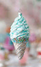 Load image into Gallery viewer, Ice Cream Cone Ornaments, Assorted
