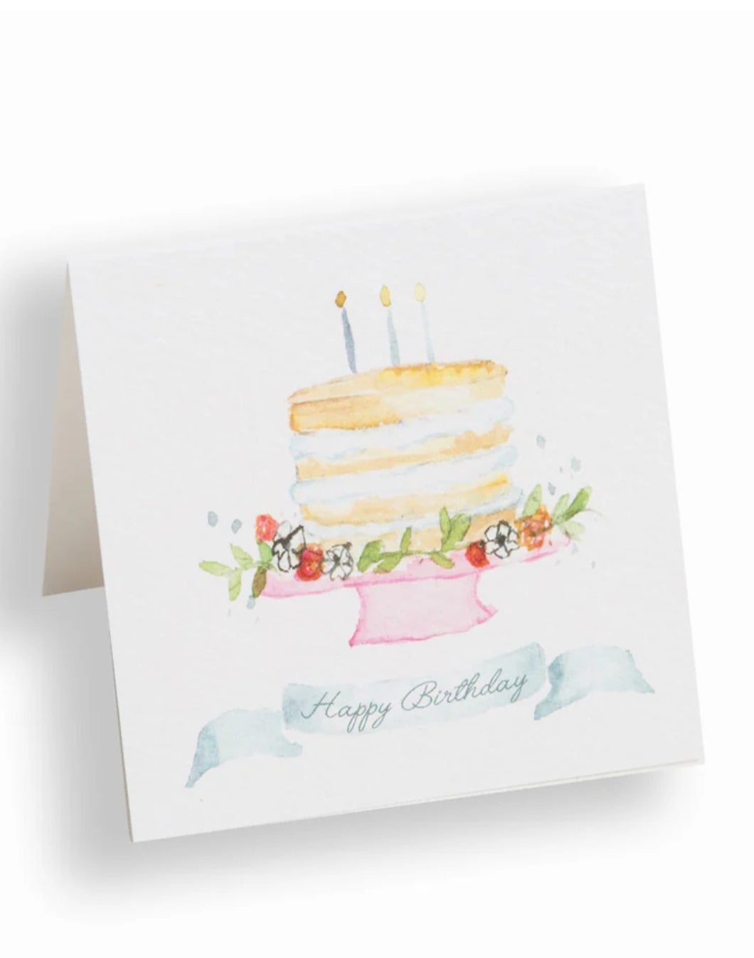 Birthday Cake Enclosure Card