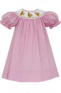 Turkey Smocked Bishop Dress