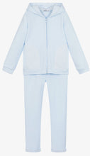 Load image into Gallery viewer, Blue w/ Stripe Hoodie &amp; Pants Set
