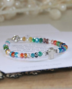 Multicolor Teen Prayer Bracelet