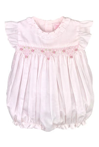 Smocked Angel Sleeve Bubble