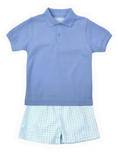 Load image into Gallery viewer, Polo &amp; Plaid Seer Shorts Set
