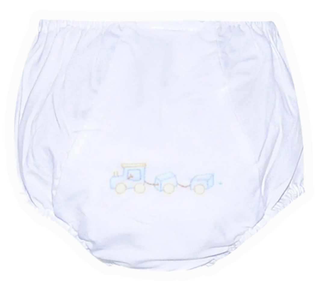 Landon Diaper Cover - Train