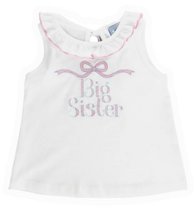 Embroidered Big Sister Shirt