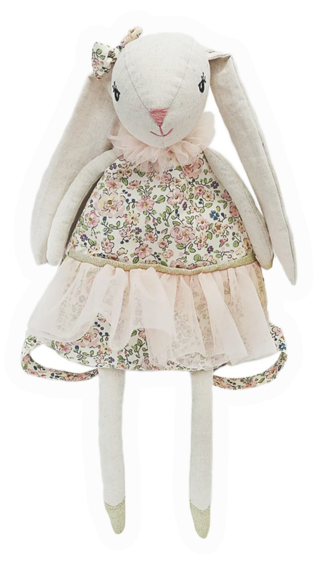 Dolly Bunny Linen Backpack