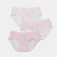 Load image into Gallery viewer, 3 Pack Girl Bamboo Undies
