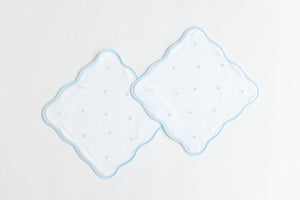 Emb Dot Wash Cloth Set