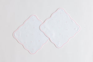 Emb Dot Wash Cloth Set