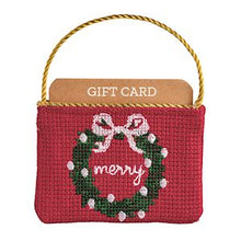 Load image into Gallery viewer, Needlepoint Gift Card Pouch
