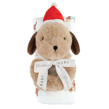 Load image into Gallery viewer, Swaddle Blanket - Plush Dog Rattle
