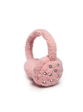 Load image into Gallery viewer, Pink Fuzzy Earmuffs - Crystal
