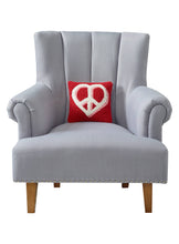 Load image into Gallery viewer, Heart Anchor Hook Pillow
