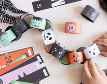 Load image into Gallery viewer, Halloween Countdown Paper Chain

