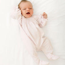 Load image into Gallery viewer, Anna Smocked Bishop Footie
