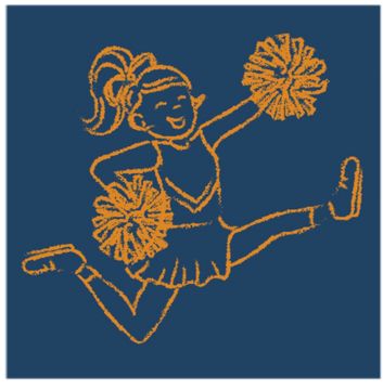 Collegiate Cheer Tee