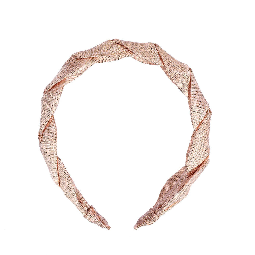 Sparkle Linen Plaited Headband