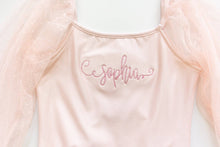 Load image into Gallery viewer, Mesh Long Sleeve Leotard - Pink Bliss
