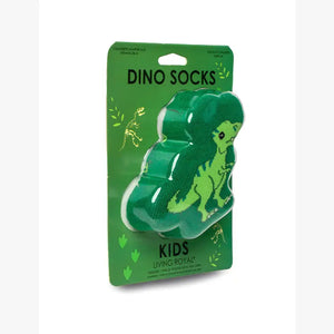 3D Packaged Crew Socks - Dino Rawr