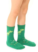 Load image into Gallery viewer, 3D Packaged Crew Socks - Dino Rawr
