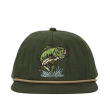 Load image into Gallery viewer, Bass Snapback Rope Hat
