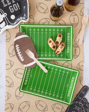 Load image into Gallery viewer, Football Field Shaped Paper Plate
