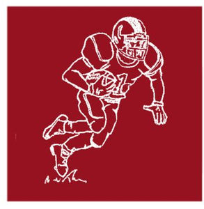 Collegiate Football Player Tee