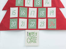 Load image into Gallery viewer, Advent Calendar | Canvas Calendar |  Christmas Holiday Decor
