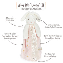 Load image into Gallery viewer, Blossom Bunny Buddy Blanket
