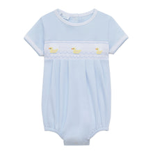 Load image into Gallery viewer, Little Ducklings Smocked S/S Bubble

