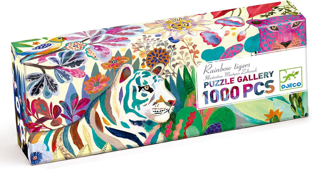 Rainbow Tigers Gallery Puzzle