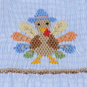 Smocked Charlie Boy Bubble - Turkey