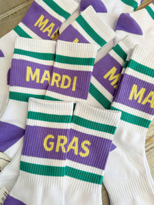 Nolaverse Mardi Gras Varsity Sock