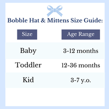 Load image into Gallery viewer, Bows Bobble Hat (Baby, Toddler)
