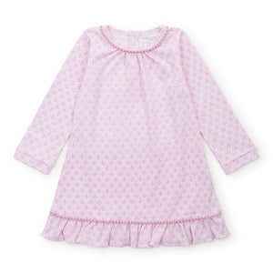 Carlin Dress - Scalloped in Pink